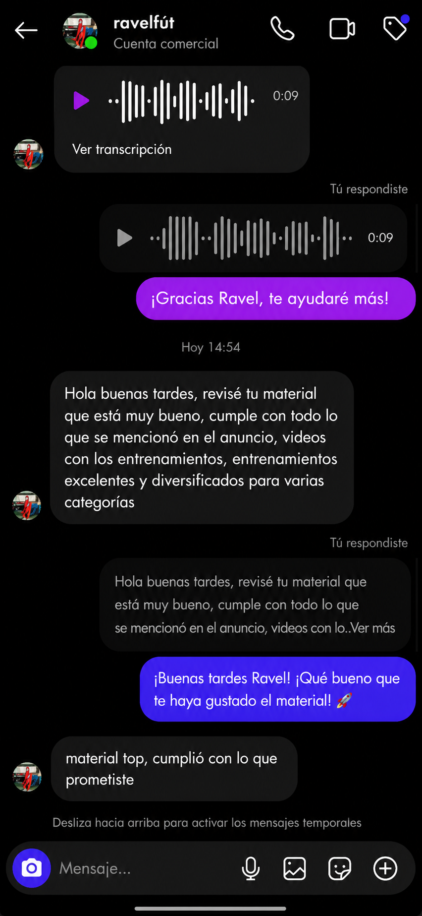 Testimonio de cliente 2